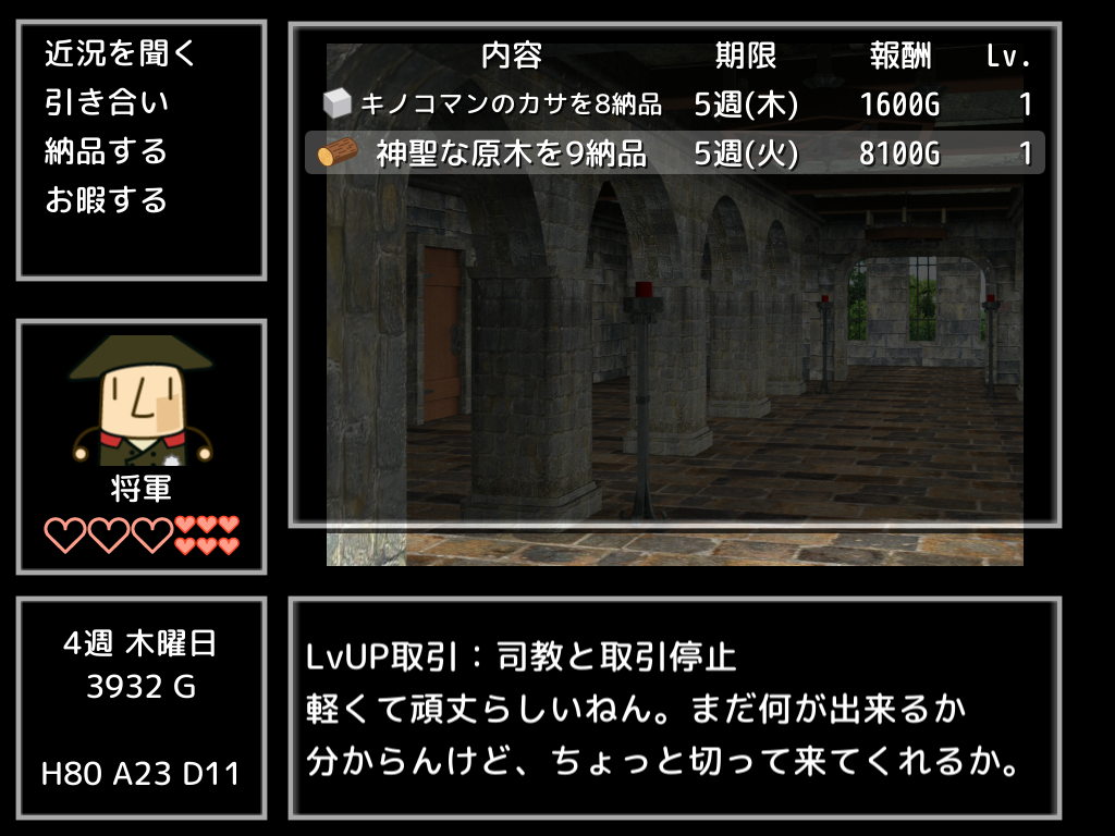 レベルアップ取引